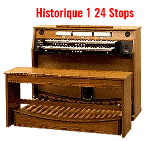 Allen Historique I organ with 24 stops (opens allenorgan.com)