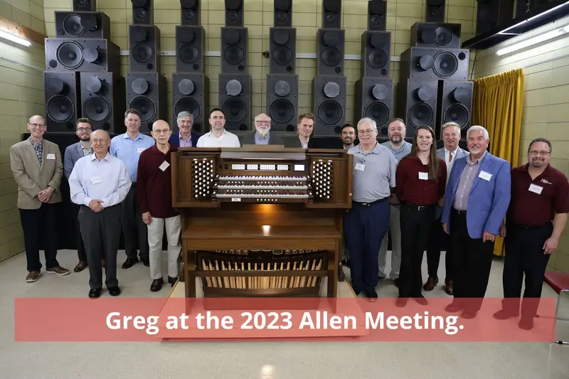 Greg Johnson with fellow Allen dealers at the 2023 Allen meeting