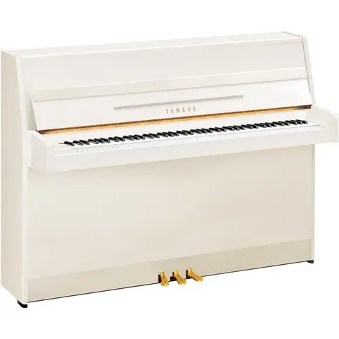 Yamaha B1 continental console piano in white